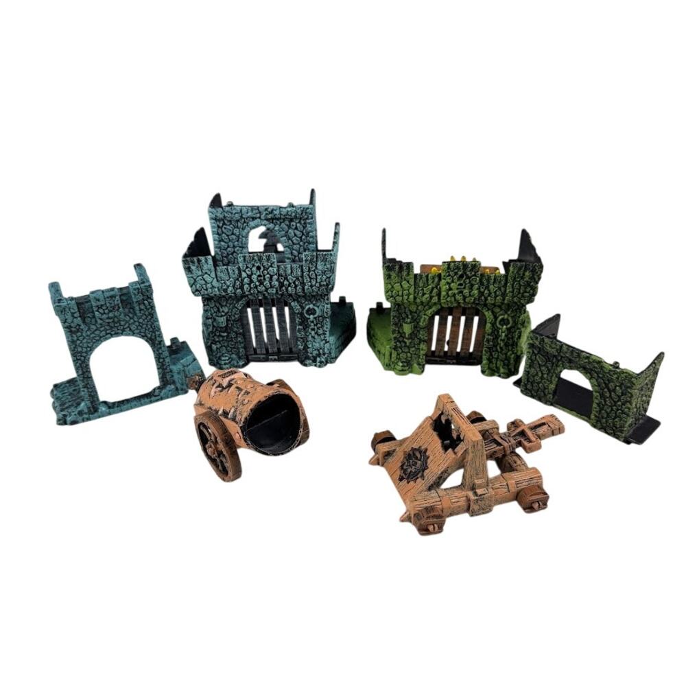Battleground: Crossbows & Catapults Lot – Castle Ruins Siege Weapons Accessories